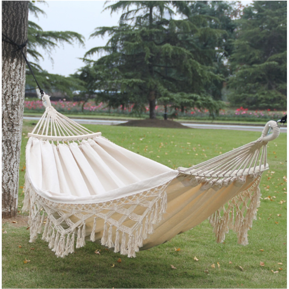 Double outdoor hammock camping indoor leisure hammock exotic style Suwan rod camping hammock