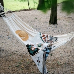 Hammock outdoor swing summer camping anti-rollover household indoor single and double adult dormitory dormitory children hanging chair